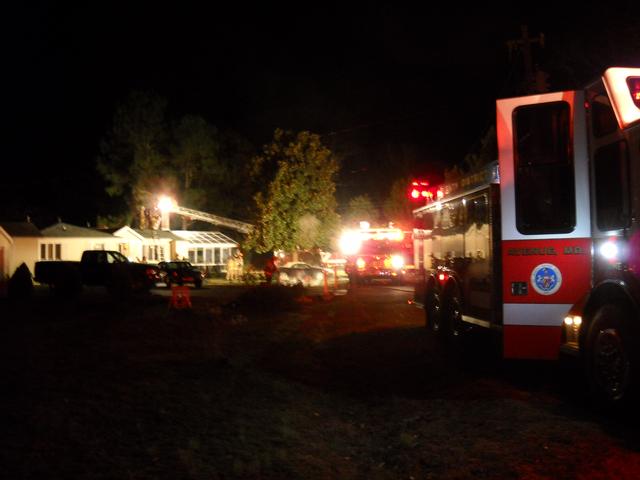 Units operating on a chimney fire
