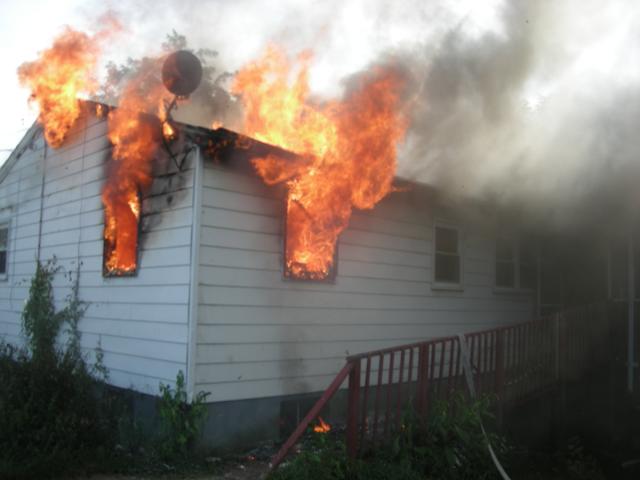 House fire in Longview Beach
